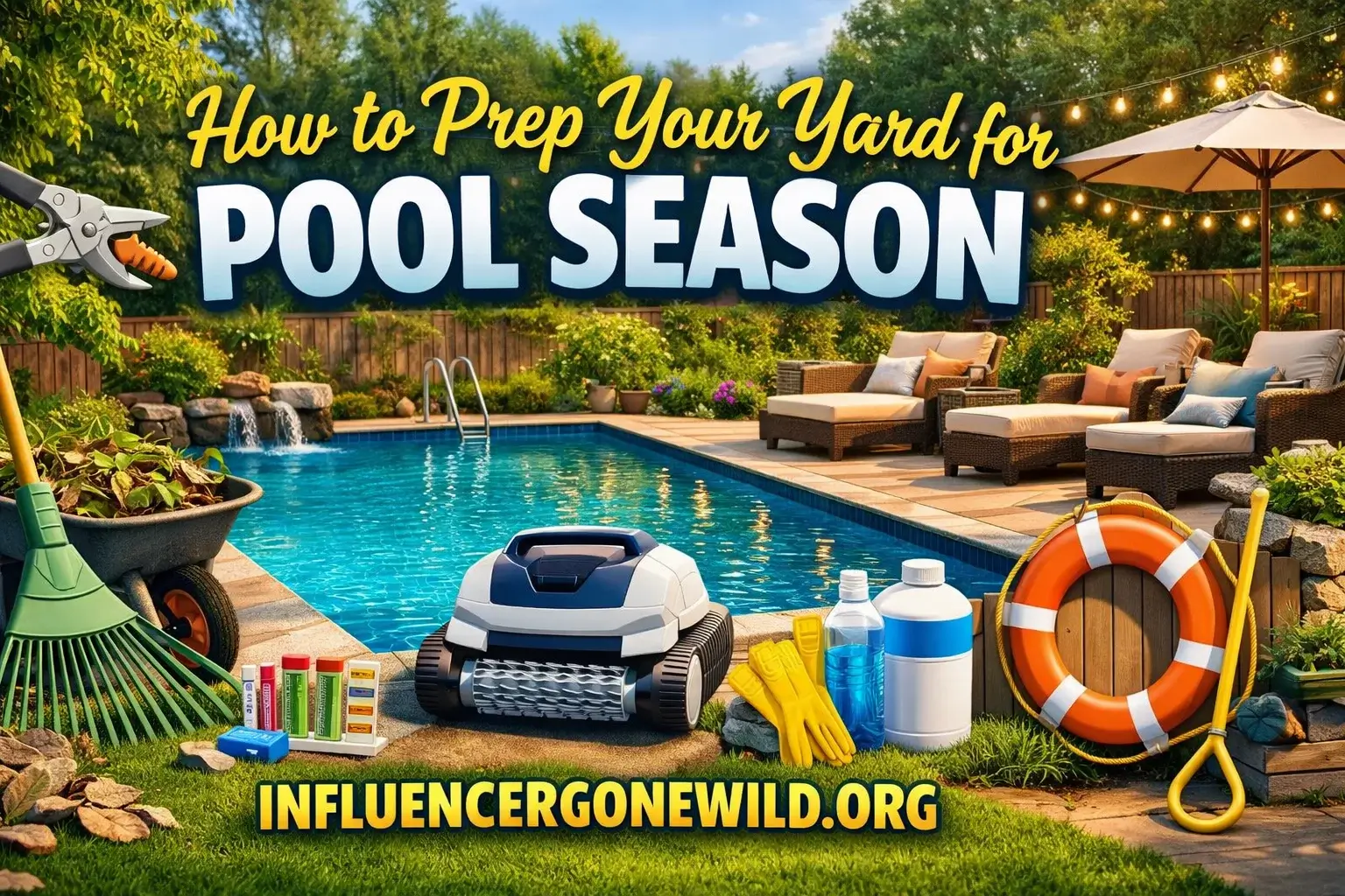 How to Prep Your Yard for Pool Season